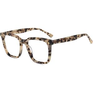 Firmoo Oversized Blue Light Blocking Glasses Computer Gaming Glasses, Blue Blockers Glasses for Women/Men (1.5, Tortoise)