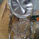 Tri-Ply Stainless Steel Cookware Set, 10pcs Pots and Pans Set Non Toxic