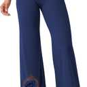 YEOREO Workout Leggings Womens No Front Seam Straight Leggings 29"/ 31.5"/ 33"/ 35" High Waist Buttery Eddiy Gym Yoga Pants (Medium, Navy Blue)