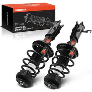 A-Premium Front Complete Struts Compatible with Buick Regal 2011-2016 [2.0L FWD], Regal 2012-2016 [2.4L] - 2x Replacement Suspension Shock Absorber with Coil Spring Assembly