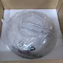 VONLUCE Industrial Semi Flush Mount Ceiling Light, 8.3" Ceiling Light Fixture with Clear Glass Shade, Farmhouse Lighting for Hallway Kitchen Bedroom Entryway, Brushed Gold Flush Mount Light Fixture