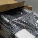 Elevon Folding Utility Cart, Portable Collapsible Service, 3 Shelf Heavy Duty Collapsible Tool with Wheels, Suitable for Office Warehouse Home, Black