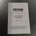 VEVOR 4 Gallon Battery Powered Backpack Sprayer with Wheeled Cart, Adjustable 0-94 PSI, 13FT Hose, 6 Nozzles, 2 Wands Included, Wide Mouth Lid for Weeding, Cleaning, Long Spray Time Without Fatigue