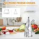 30PCS Reusable Aluminum Foil Sealable Storage Bags, Resealable Vacuum Zipper Pouches for Food, Stand Up Foil Sealable Bags with Label and Zip Lock for Vegetable Fruit Meat (3 Size)