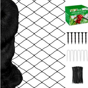 Bird Netting - Garden Poultry Netting with 3/4" Mesh Net, 50x50ft for Chickens, Heavy Duty Nylon for Fruit Tree, Orchard Protection