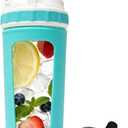 Glass Shaker Cup Odorless BPA Free Glass Shaker Bottle for Protein 26oz Durable Borosilicate Glass, Leak-Proof & BPA-Free Ideal for Creamy Protein Shakes, Smoothies & Workout Drinks (Mint)