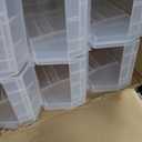 Akro-Mils 30240 AkroBins Plastic Storage Bins, Space-Saving Stackable Bins for Garage, Pantry, Craft Organization, 15-Inch x 8-Inch x 7-Inch, Clear, 12-Pack