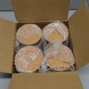 WHJY 4 Pack Rustic/Vintage Glass Jar Set - 16oz Airtight Cylindrical Jars with Cork Lids for Sugar, Coffee Bean, Nuts, Candy & More