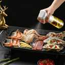 Oil Sprayer for Cooking- 200ml Glass Olive Oil Sprayer Mister, Olive Oil Spray Bottle, Kitchen Gadgets Accessories for Air Fryer, Canola Oil Spritzer, Widely Used for Salad Making, Baking, Frying,BBQ4