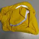 Lukovee Dog Raincoat, Adjustable Dog Rain Jacket with Clear Hooded Double Layer for Large Medium Small Dogs Puppies, Waterproof Rain Coat Poncho with Reflective Storage Pocket & Rim (Yellow, L)