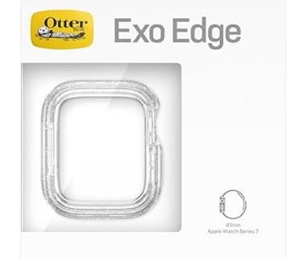 OtterBox Watch Bumper for Apple Watch Series 9/8/7-41mm, Shockproof, Drop proof, Sleek Protective Case for Apple Watch, Guards Display and Edges, Clear 