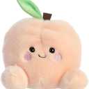 Aurora Adorable Palm Pals Mellow Peach Stuffed Animal - Fun Collectible Plush for Kids and Adult Collectors - Perfect for Decorating Rooms and Birthday Gifts - Pink 4.5 Inches