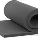 High-Density Upholstery Foam | Cut to Size | Polyurethane Foam | Ideal for Oval & Round Tables | Lasts 7 to 19 Years | Made in USA (3 x 24 x 72, Charcoal)