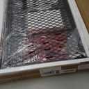 Furologee Kitchen Bakers Rack with Hutch,Coffee Stand with Storage 4 Tiers,Coffee Bar Station with a 31.5 Inch Larger Desktop and 8 S Hooks,Kitchen Microwave Rack for Spices,Pots,Rustic Brown