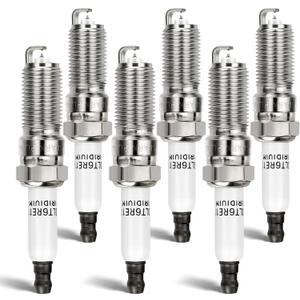 6PCS 41-109 Double Iridium Spark Plug For Buick Enclave LaCrosse/Cadillac ATS CTS SRX STS XTS/Chevy Camaro Colorado Equinox Impala Malibu/GMC Acadia Canyon Terrain/Saturn V6 12622561 ILT6RE11 90117