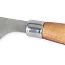 Twine Soft Cheese Knife - Stainless Steel Knife Set - Charcuterie Tools Cheese Board Accessories - Stainless Steel and Wood, Set of 1