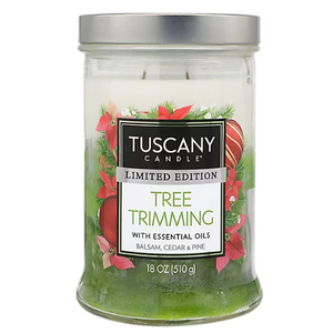 Tuscany Candle Triple Pour Tree Trimming Candle - 18 Oz.