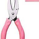 Zonon 2 Pcs Hole Punch Shapes Single Hole Paper Punchers for Crafts Handheld Metal Punch with Soft Grip 1/4" 3/16" Heart Butterfly Flower Holes for DIY Tags Ticket Scrapbook