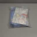 Snowflake Balloon Arch Kit, Pastel Blue White Metallic Silver Balloons Clear Snowflake Balloons for Christmas Baby Shower Birthday Party Decorations