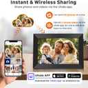 Uhale Digital Picture Frame WiFi 10.1 Inch, Electronic Photo Frames 1280 x 800 HD IPS Touch Screen, Auto Rotate, Slideshow, Share Photos/Videos from Phone Instantly