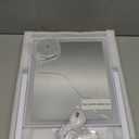 HIEEY Lighted Makeup Mirror, Hollywood Vanity Mirror with Lights, Three Color Lighting Modes, and 5X Magnification Mirror, Smart Touch Control, 360Rotation (14.1in,White,Gift Box)