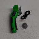 Cardboard Cutter, Rechargeable Cordless Electric Scissors, 4V Upgrade Motor Electric Box Cutter with 2 Blades, Safety Lock & LED Light, Powerful Cutting for Cardboard Box, Plastic, Leather, (Green)