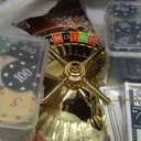 Wooden Roulette Wheel Set, Solid Wood Roulette Wheel With Retractable Chip Rake，200 Chips, Roulette Marker, 2 Decks of Cards, 3 Dices,1 Dealer Button Win Marker, 6 Roulette Balls, 1 Storage Bag