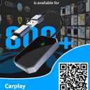 Wireless Adapters for Carplay, Add Car Play Adapter for iPhone, Converts Wired to Wireless CarPlay, Only for Carplay Bluetooth Adapter, Car from 2015. Easy Setup, Stable Connection Daily Commute