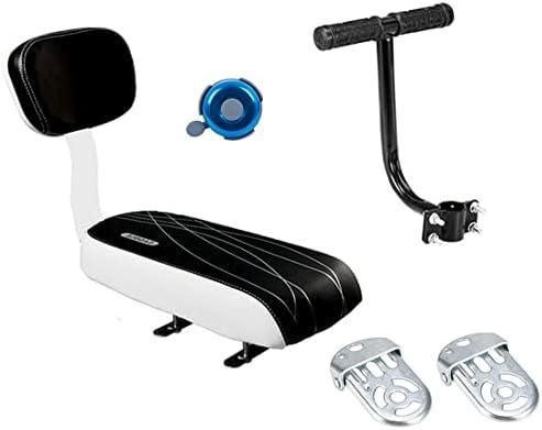 Universal Bicycle Rear Seat Cushion Armrest Footrest Set, Kids Child Safety Carrier Bicycle Baby Seat, Including Cushion and Backrest, Armrest Handrail, Footrests,