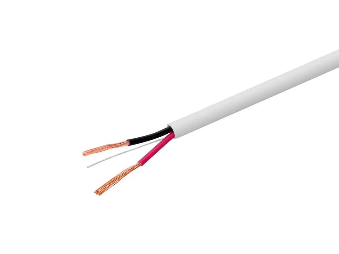 Monoprice Speaker Wire - CL3 in-Wall Rated, 2-Conductor, Color Coded, 16AWG, 250 Feet, White