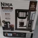 Ninja Hot & Iced XL Coffee Maker with Rapid Cold Brew, 4 Brew Styles, 8 Sizes Small Cup to Travel Mug, Single-Serve Coffee Brewer, 12-Cup Carafe, Permanent Filter, Removable Reservoir, Black, CM371