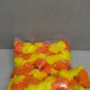 6 Pcs - 5 Feet Marigold Garland Indian American Wedding Party Mantle Decoration, Dia de Los Muertos Faux Garlands Diwali Decoration, Spring Bush Floral Dark Dark Orange, Yellow