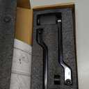 Amazicha Stainless Steel Heel Toe Shift Lever Pegs Shifter Lever Pegs Fit for Harley Touring Road Glide Street Glide Electra Glide 1988-later FL Softail 1986-later Tri Glide Trikes 2008-later Black