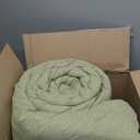 Bedsure Oversized King Comforter Set - Olive Green Soft Bedding for All Seasons, Cationic Dyed Bed Set, 3 Pieces, 1 Oversized King Size Comforter (120"x98") and 2 Pillow Shams (20"x36"+2")