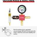 BILITOOLS Radiator Coolant Pressure Tester & Vacuum Refill Kit, 28-Piece Universal Cooling System Radiator Leak Tester & Refiller