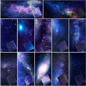 Ganeen 24 Pack 2 x 4 Feet Fluorescent Light Covers with 10 Magnetic Buckles Magnetic Light Filters Diffuser for Home, Office, Decoration (Starry Sky Style)