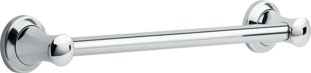 Delta Transitional (1-Pack) 18" Shower Grab Bar Seniors ADA Compliant Polished Chrome 450 lb Capacity Bathroom Safety Handle for Shower, Bathtub | Wall Mounted Balance Assist, Grip Bar 41718