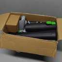 Leaf Blower Cordless,Electric Leaf Blower with 2 4.0Ah Battery Powered and Fast Charger, Cordless Blowers for Lawn Care and Car Dust Snow Blower,6 Speed Control,Grey