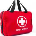 330 Piece First Aid Kit, Premium Waterproof Compact Trauma Medical Kits for Any Emergencies, Ideal for Home, Office, Car, Travel, Outdoor, Camping, Hiking, Boating (Red)
