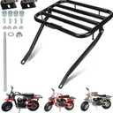 GREHUA Mini Bike Rear Cargo Rack Compatible with Coleman CT200U BT200X CT200U-EX CT200U-A Trail 200 Axis M200 Predator 212cc 196cc 6.5hp Minibike Off-Road Heavy Duty Back Parts w/Bracket Assembly Kit