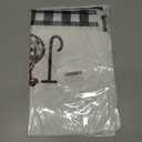 Artoid Mode Black White Buffalo Plaid Xmas Trees Joy Christmas Kitchen Towels Dish Towels, 18x26 Inch Seasonal Winter Decoration Hand Towels Set of 2