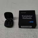 Timekettle WT2 Edge W3 Translator Device,Bidirection Simultaneous Translation, Translator Earbuds with 40 Languages, Real time Translator,Fast Reaction with Revolutionary Al Tech, Online Version (Black)