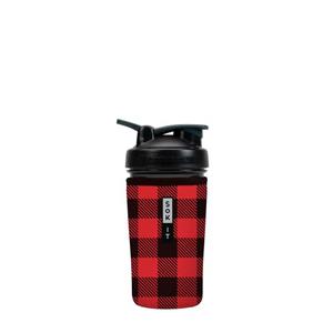 Sok It BotlSok Protein Blender Shaker Bottle Sleeve Insulated Neoprene Cover (Buffalo Check, Fits 24oz Blender)