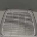 Elevated Cat Litter Ramp with Filter Function, Double Layered Cat Litter Box Step/Catcher Easy Cleaning, Washable Cats Litter Trapper Suitable for Kitten & Elderly Cats (Grey)