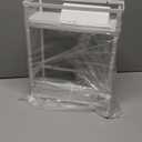 Meangood Shower Caddy 10.4" x 4.5" x 22.04" Hanging Shower Caddy Organizer Over Shower Head Big Capacity for Shampoo, Conditioner with Hooks for Razor/Sponge, White