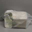 HBlife Makeup Organizer with Brush Holder for Vanity, Large Plastic Bathroom Countertop Organizer Skin Care Storage, Easy to Store Lipsticks, Nail Polishes, Perfumes, Eyeshadow Palettes, All Beige