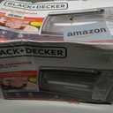 Black+Decker Countertop Convection Toaster Oven, 8 One-touch Cooking Functions, Stainless Steel, Extra-deep Interior
