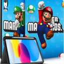 Besoar Cute Case iPad 10th Generation 10.9 Inch 2022 - for Girls Girly Women Teen Boys Design Cartoon Character Funny Cool Folio Cover Funda, Jump