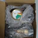 2 PCS Propane Tank Gauge with Leak Detector, Universal Level Indicator for 5-40lb Tanks, Compatible with Camping Stoves, Heater, BBQ Grills, Gas Burners and More, QCC 1/Type 1 Connection