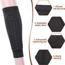 Soccer Shin Guards for Adult, Honeycomb Shin Pads, Lightweight Breathable Shins Defender Calf Sleeves for Football Baseball Boxing Kickboxing, M